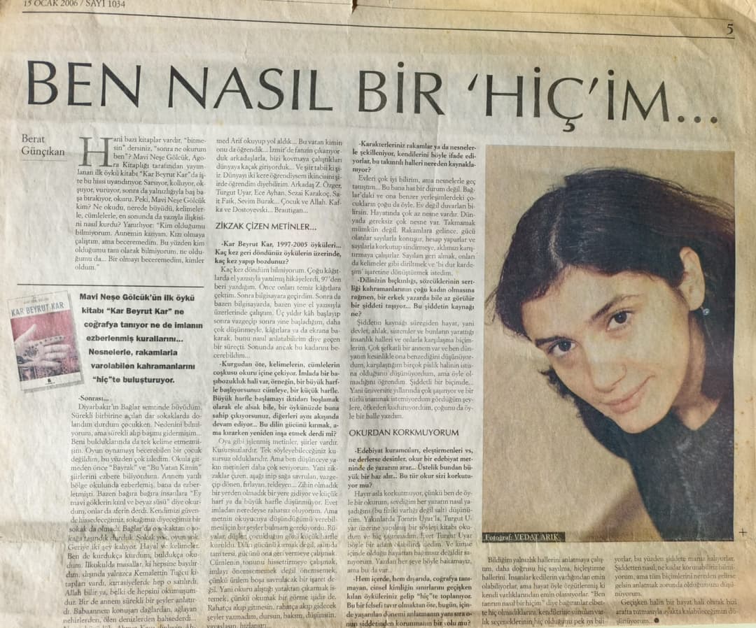 BEN NASIL BİR 'HİÇ'İM...